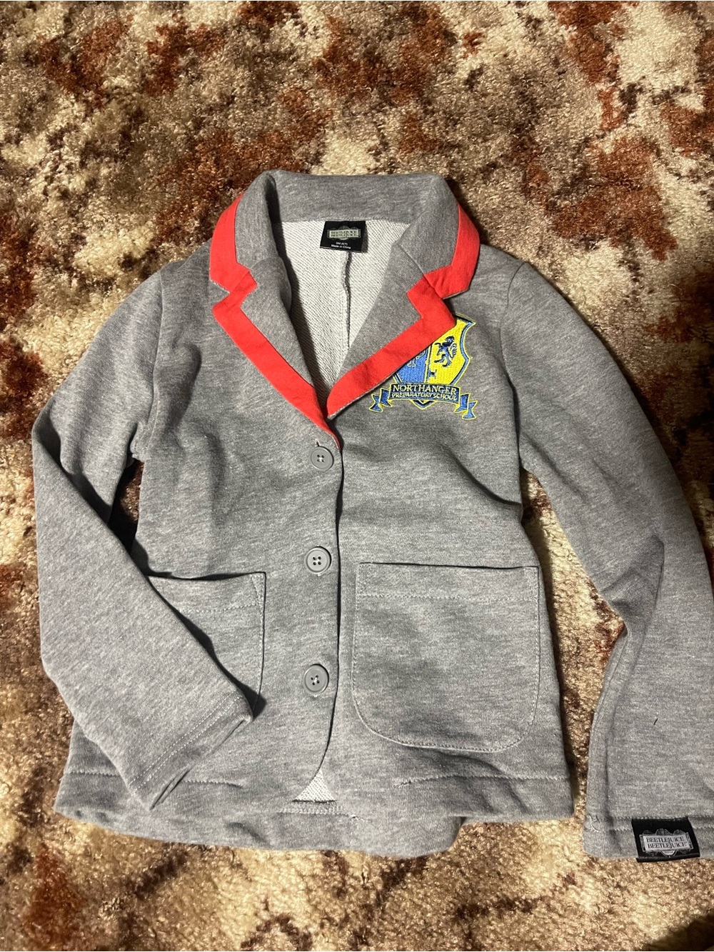Official Beetlejuice Astrid Graphic kids Blazer S6/7)